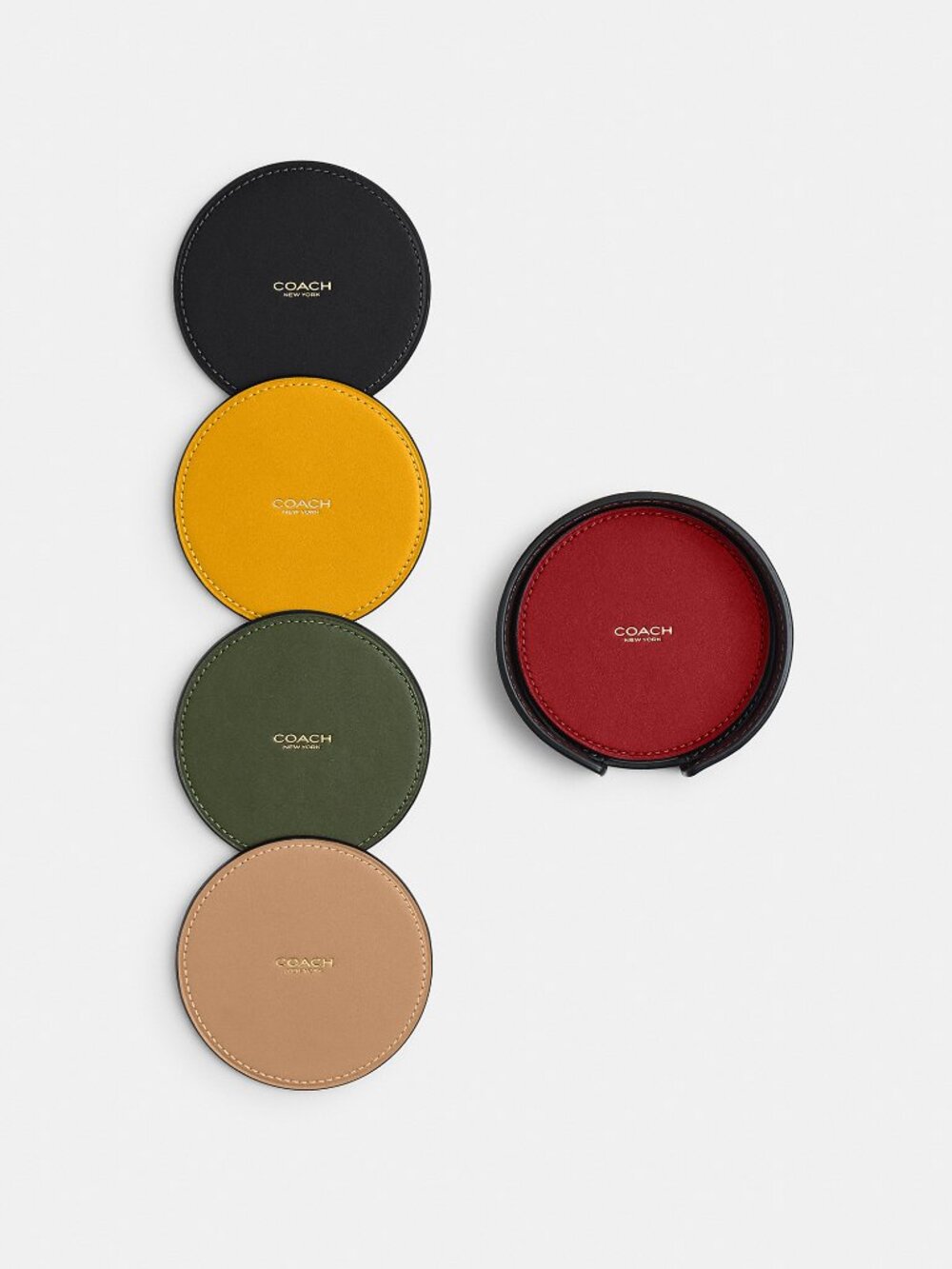 Coach Drink Coaster Set - Picture 2 of 3